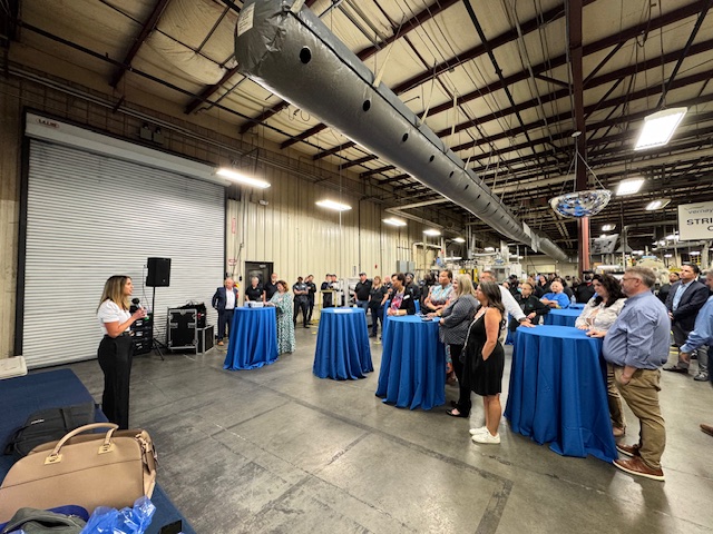 Speaker highlights local manufacturing  growth, community engagement and career opportunities in manufacturing.